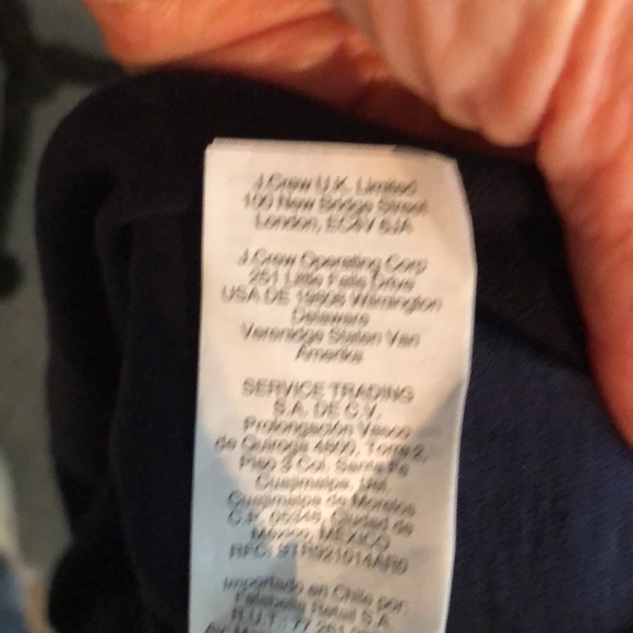 NWT JC crew T-shirt size small Navy - Picture 4 of 4